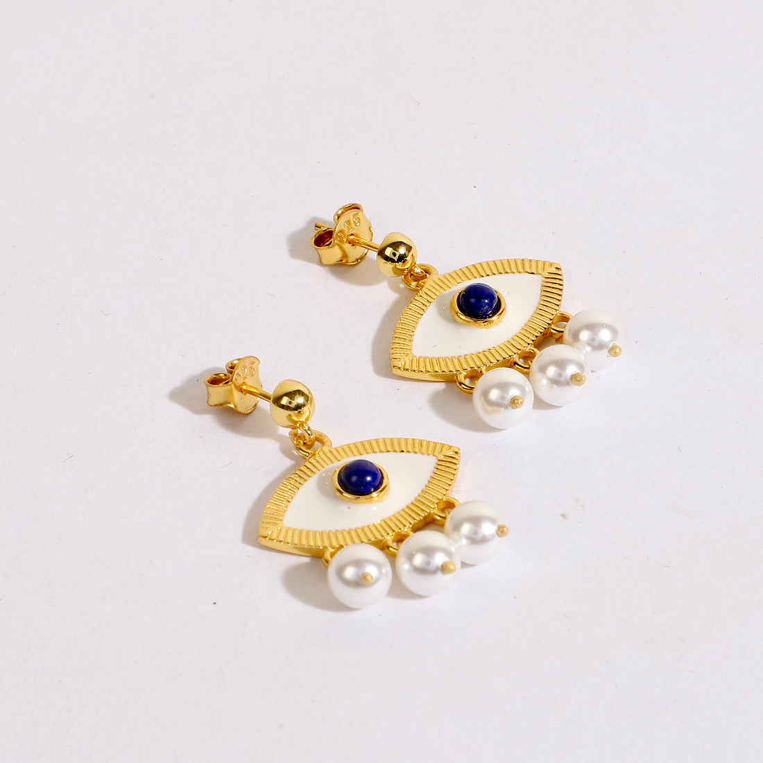 Evil Eye Earring Pearl