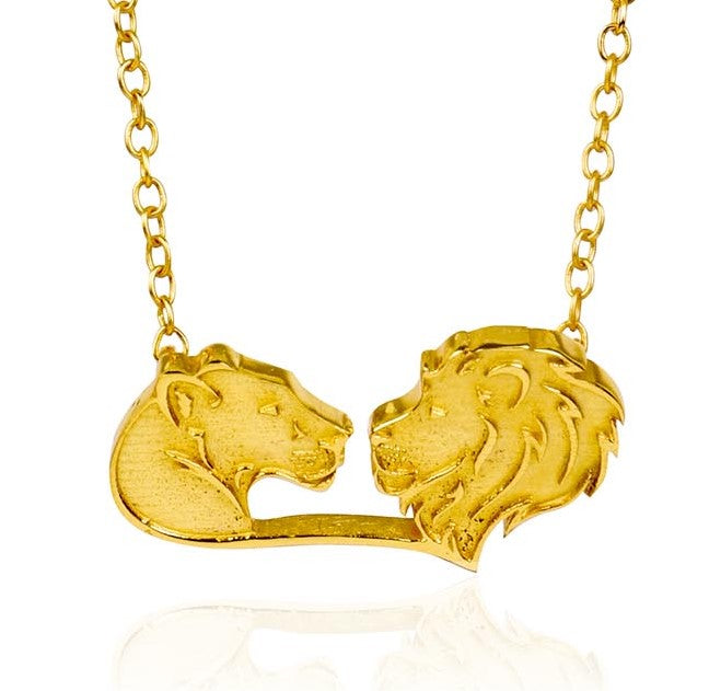 Lion-ess Love Heart Necklace - Lila Rasa