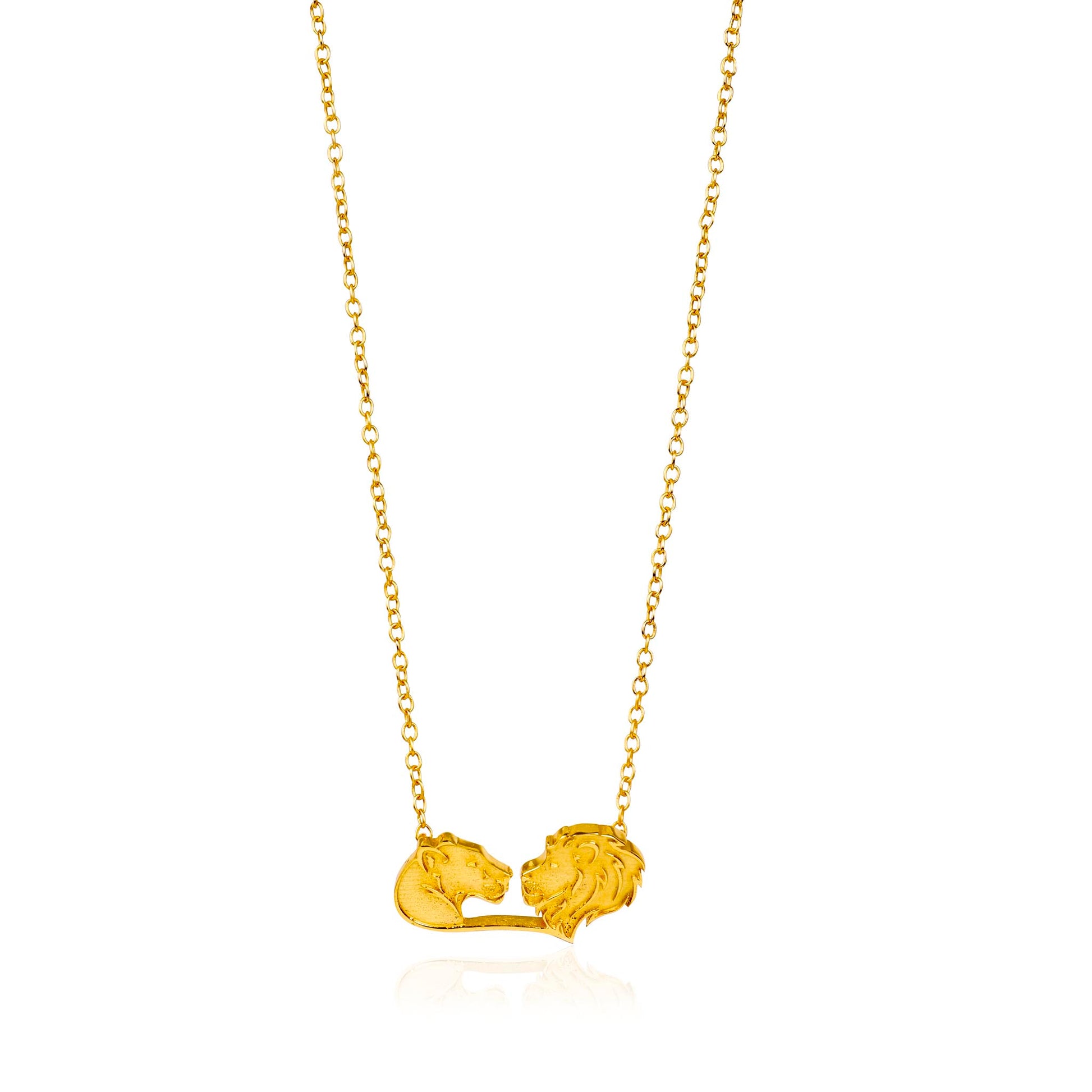 Lion-ess Love Heart Necklace - Lila Rasa