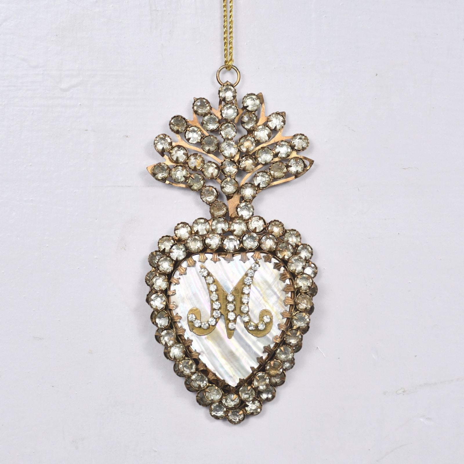 Jewelled Sacred Heart Locket Box