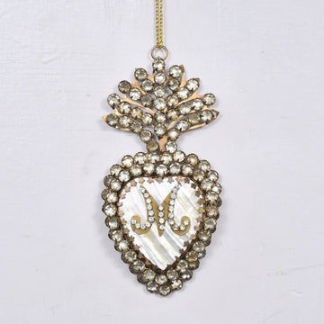 Jewelled Sacred Heart Locket Box