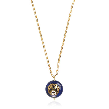 Melange Necklace Blue Lapis - Lila Rasa
