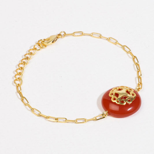 Melange Bracelet Red Carnelian - Lila Rasa