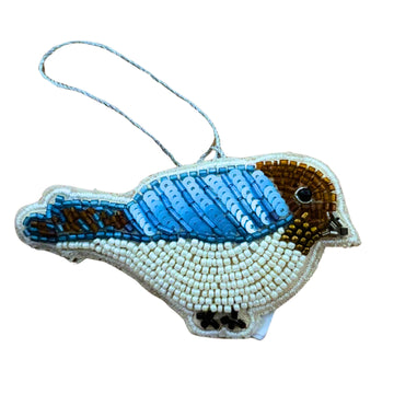 Multicolour Bird Beaded & Sequin Ornament