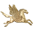 Gold pegasus emblem 