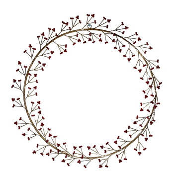 Red Berries Wall Wreath