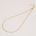Rope Chain Necklace Gold 17