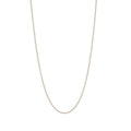 Rope Chain Necklace Silver 17