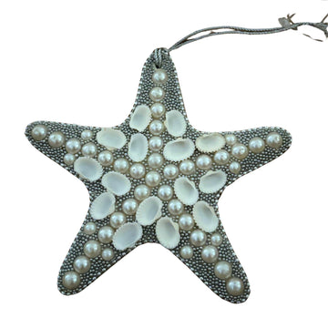 Seashell Wooden Starfish Ornament