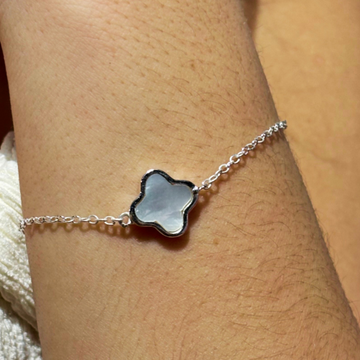 Clover Bracelet Silver - Mother of Pearl