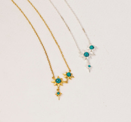 Star Gaze North Star Necklace Gold - Lila Rasa