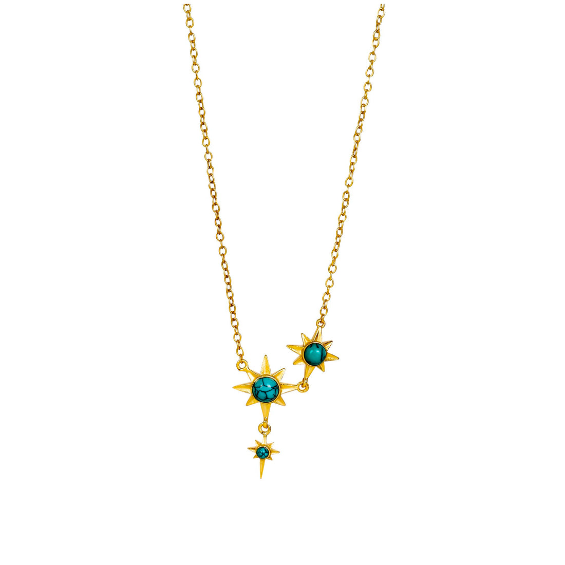 Star Gaze North Star Necklace Gold - Lila Rasa