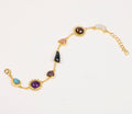 Stellar Elegance -  7 Healing Stones Bracelet - Lila Rasa