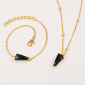 Stellar Elegance - Chakra Necklace Blood Stone - Lila Rasa