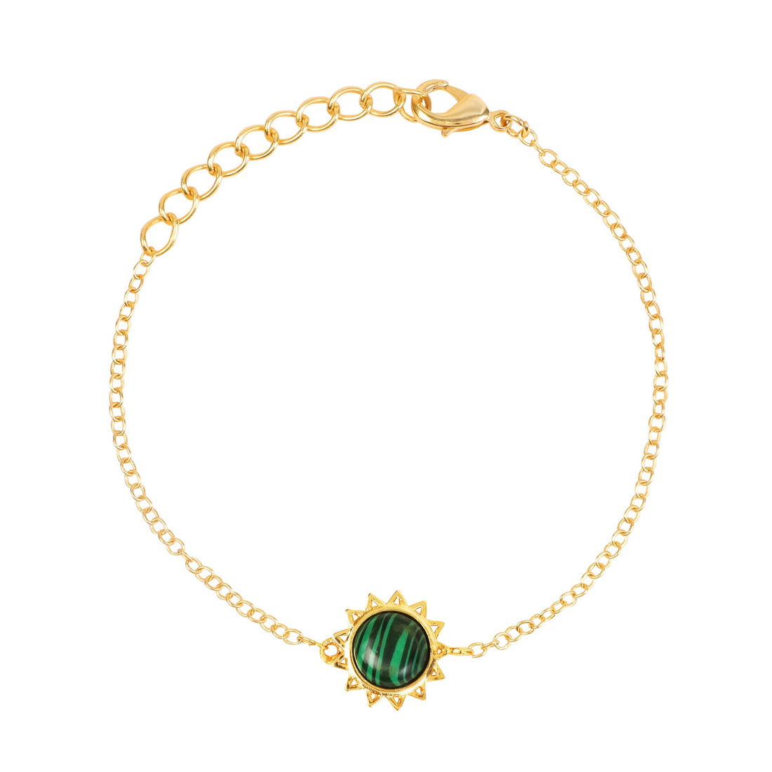 Stellar Elegance - Chakra Bracelet Malachite - Lila Rasa