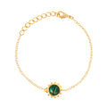 Stellar Elegance - Chakra Bracelet Malachite - Lila Rasa