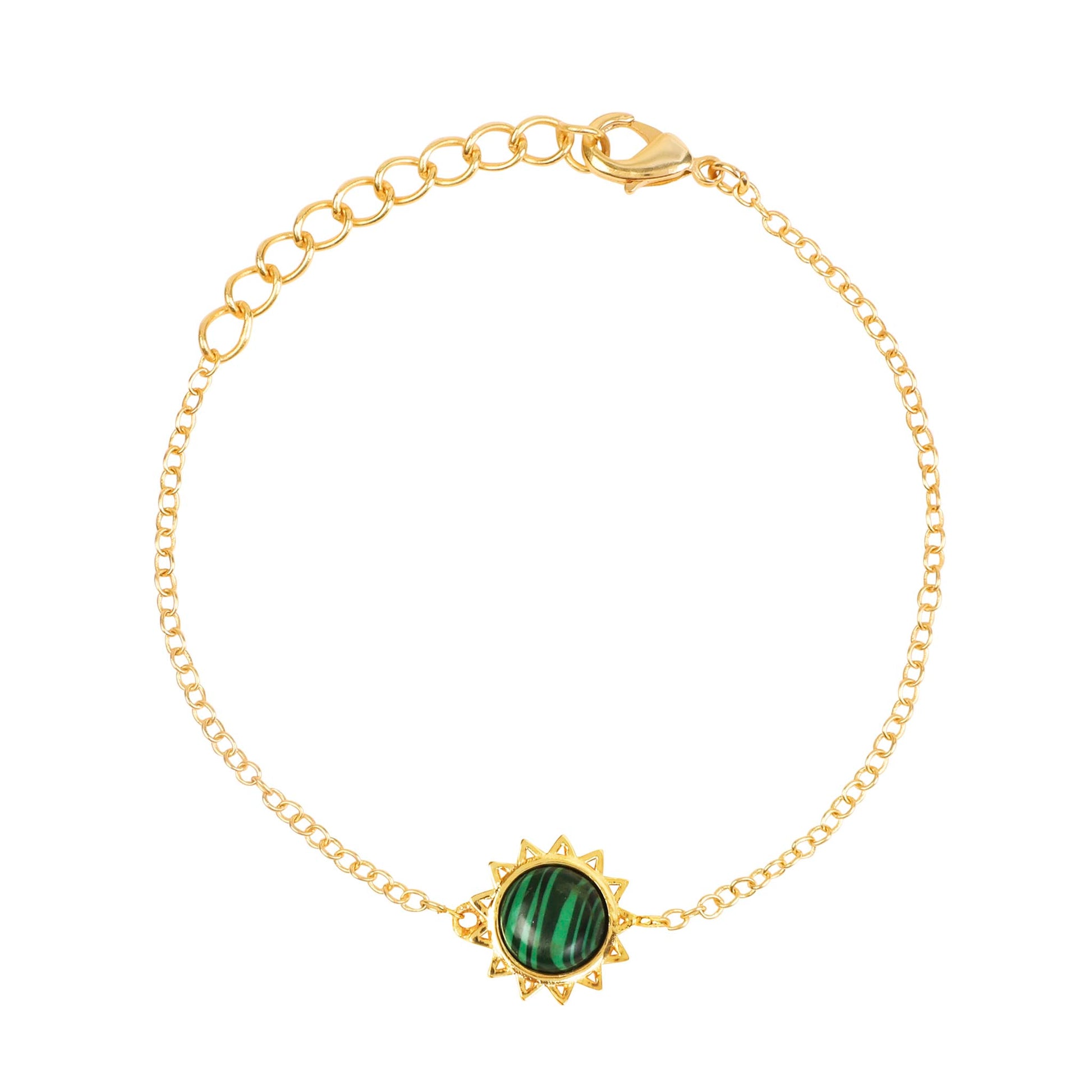 Stellar Elegance - Chakra Bracelet Malachite - Lila Rasa