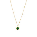 Stellar Elegance - Chakra Necklace Malachite - Lila Rasa