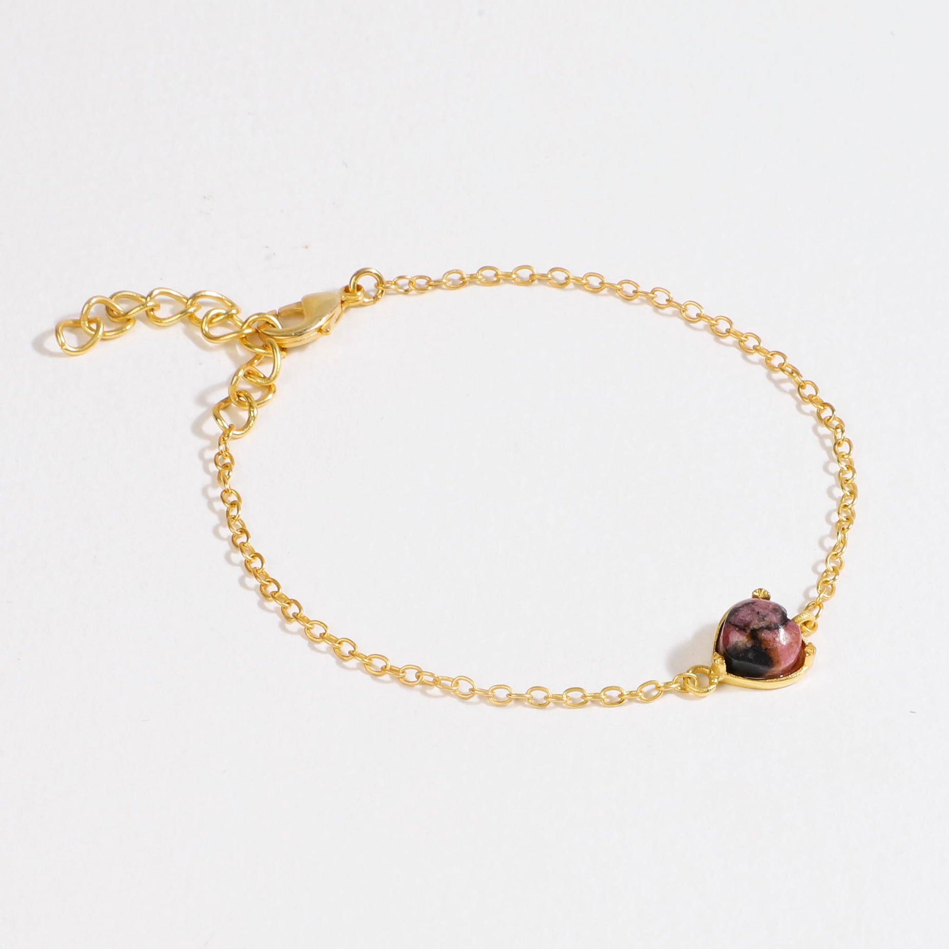 Stellar Elegance - Chakra Bracelet Rhodonite - Lila Rasa
