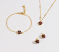 Stellar Elegance - Chakra Earrings Rhodonite - Lila Rasa