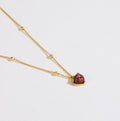Stellar Elegance - Chakra Necklace Rhodonite - Lila Rasa