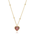 Stellar Elegance - Chakra Necklace Rhodonite - Lila Rasa