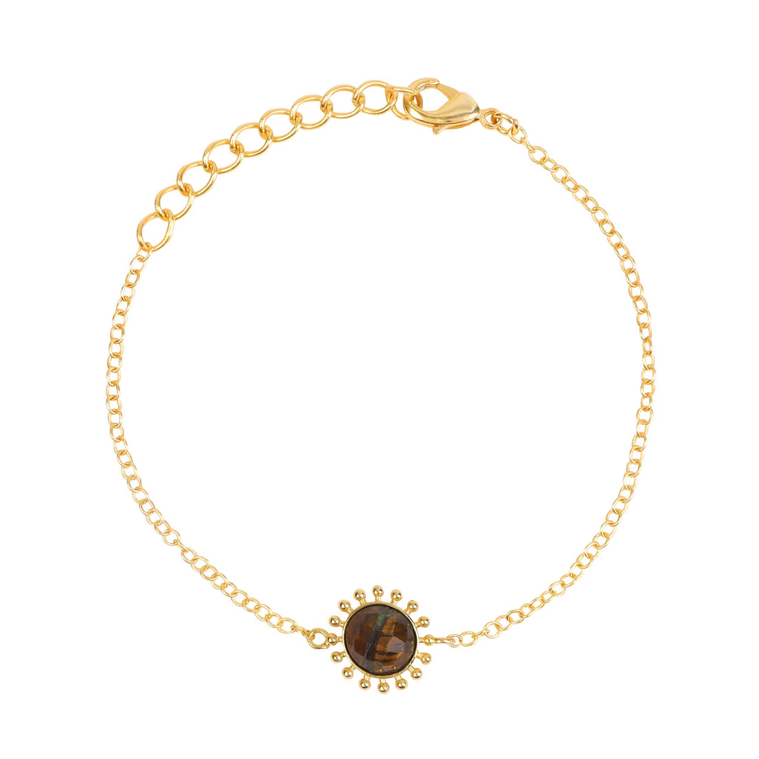 Stellar Elegance - Chakra Bracelet Tiger Eye - Lila Rasa