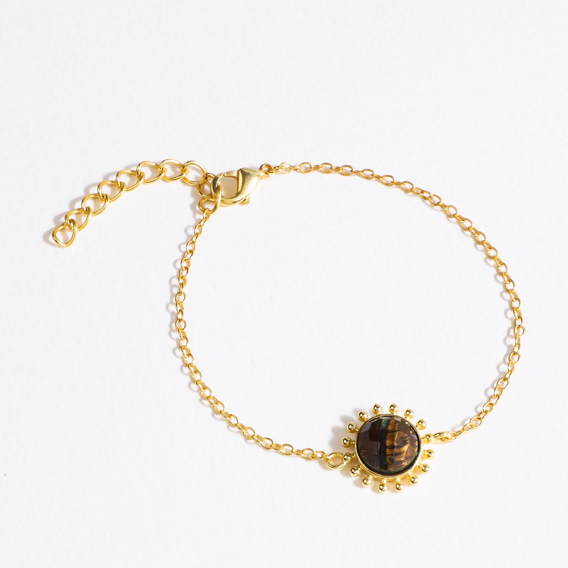 Stellar Elegance - Chakra Bracelet Tiger Eye - Lila Rasa