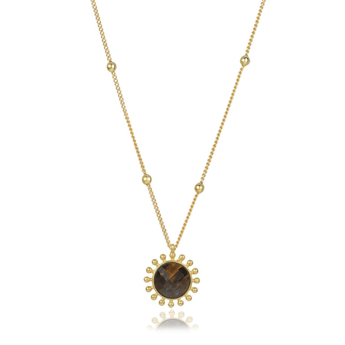 Stellar Elegance - Chakra Necklace Tiger Eye - Lila Rasa