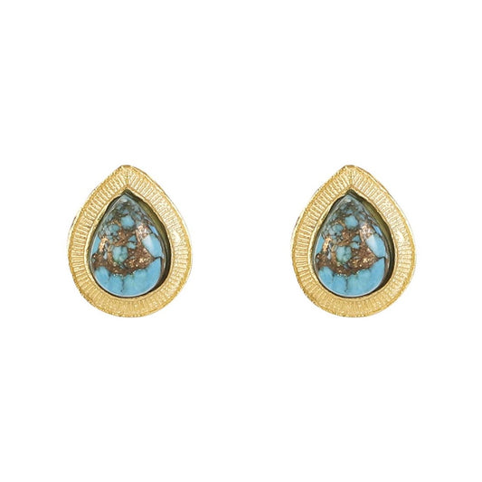 Stellar Elegance - Chakra Earrings Turquoise - Lila Rasa