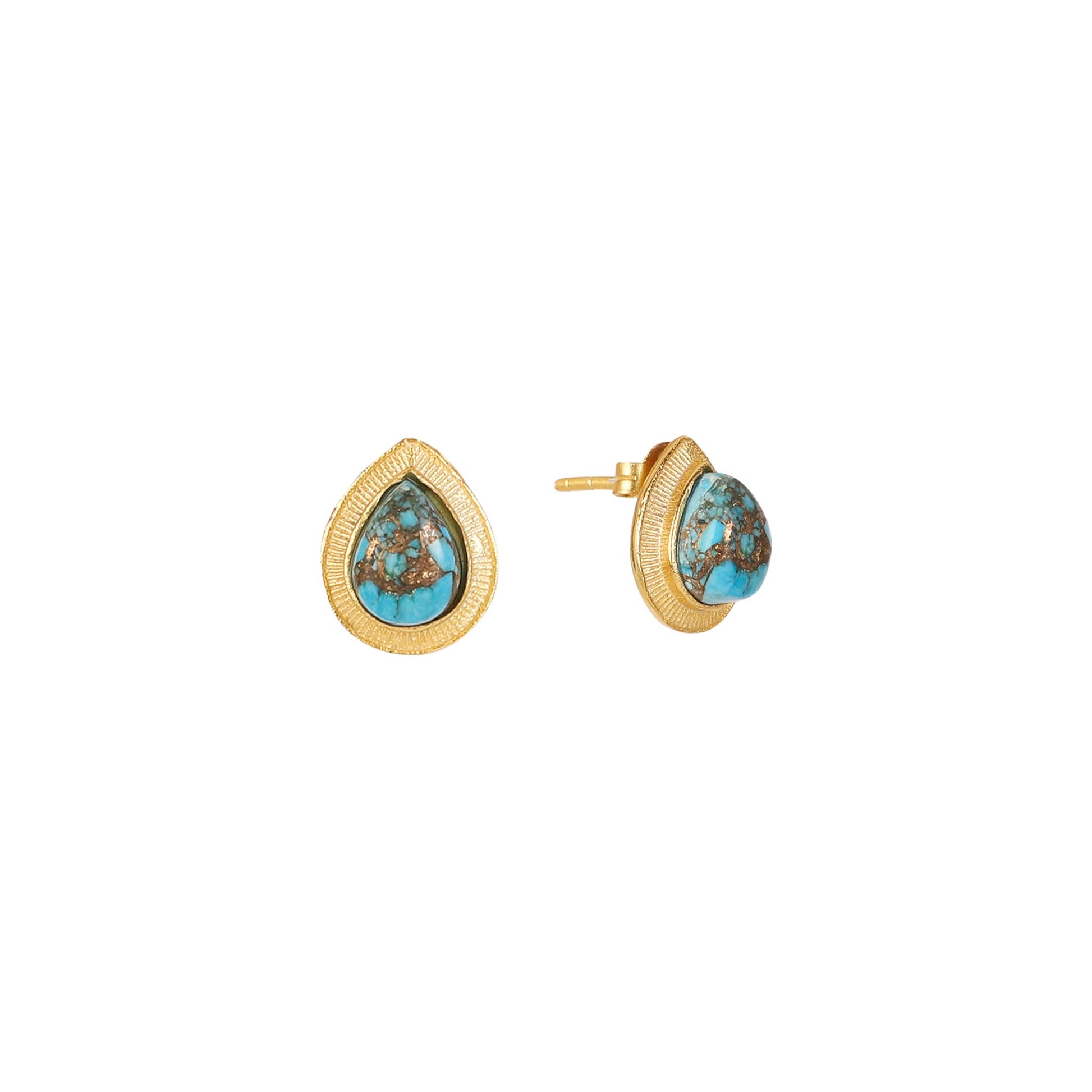 Stellar Elegance - Chakra Earrings Turquoise - Lila Rasa
