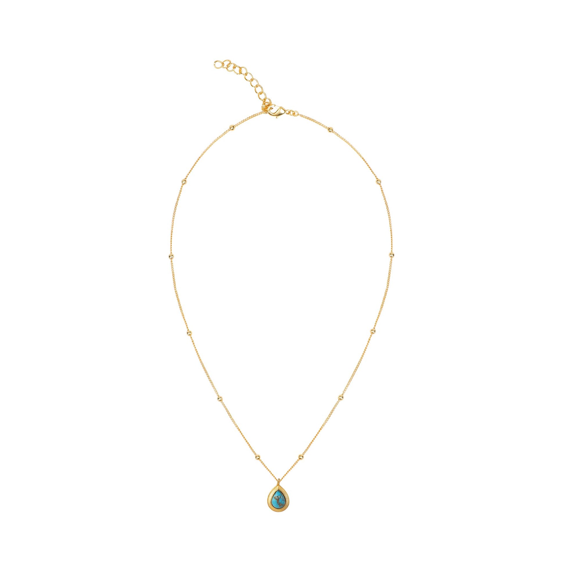 Stellar Elegance - Chakra Necklace Turquoise - Lila Rasa