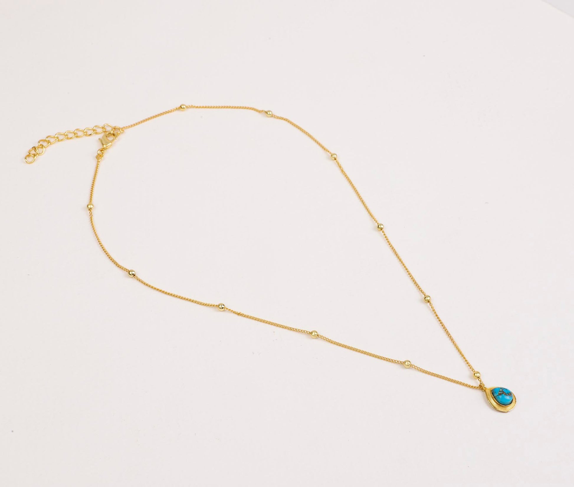 Stellar Elegance - Chakra Necklace Turquoise - Lila Rasa