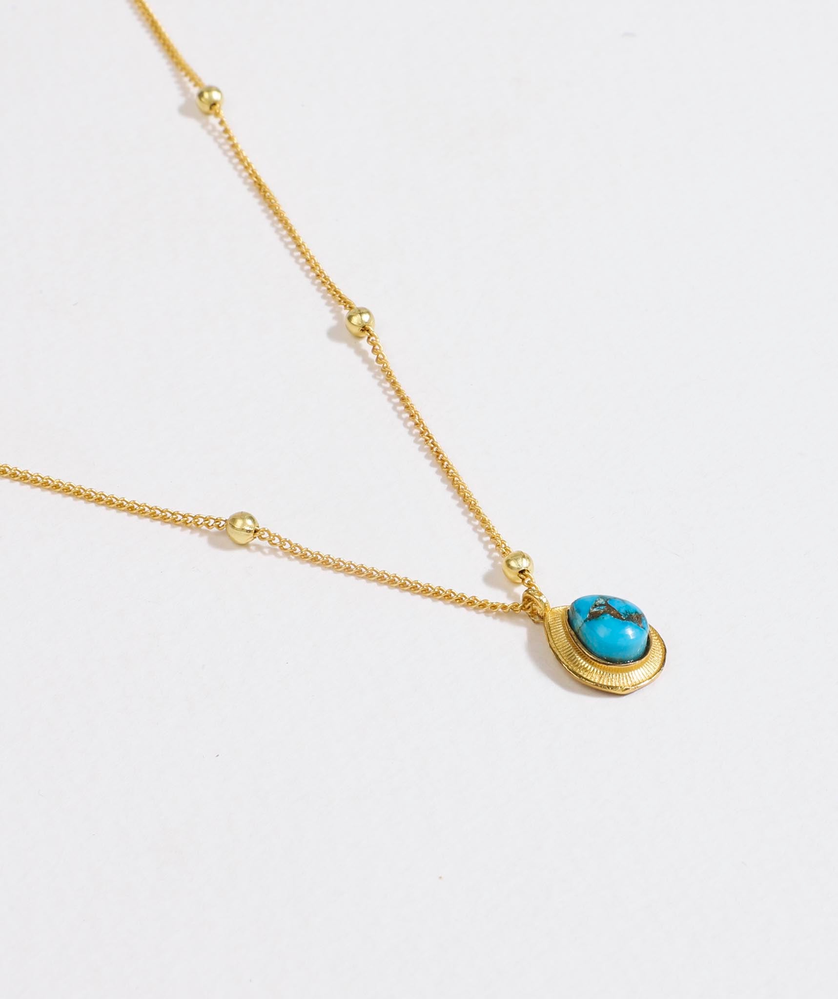 Stellar Elegance - Chakra Necklace Turquoise - Lila Rasa