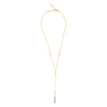 Wave Symphony Lariat Necklace - Mother of Pearl - Lila Rasa