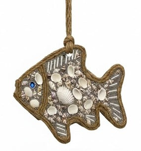 Seashell Fish Hanging Ornament