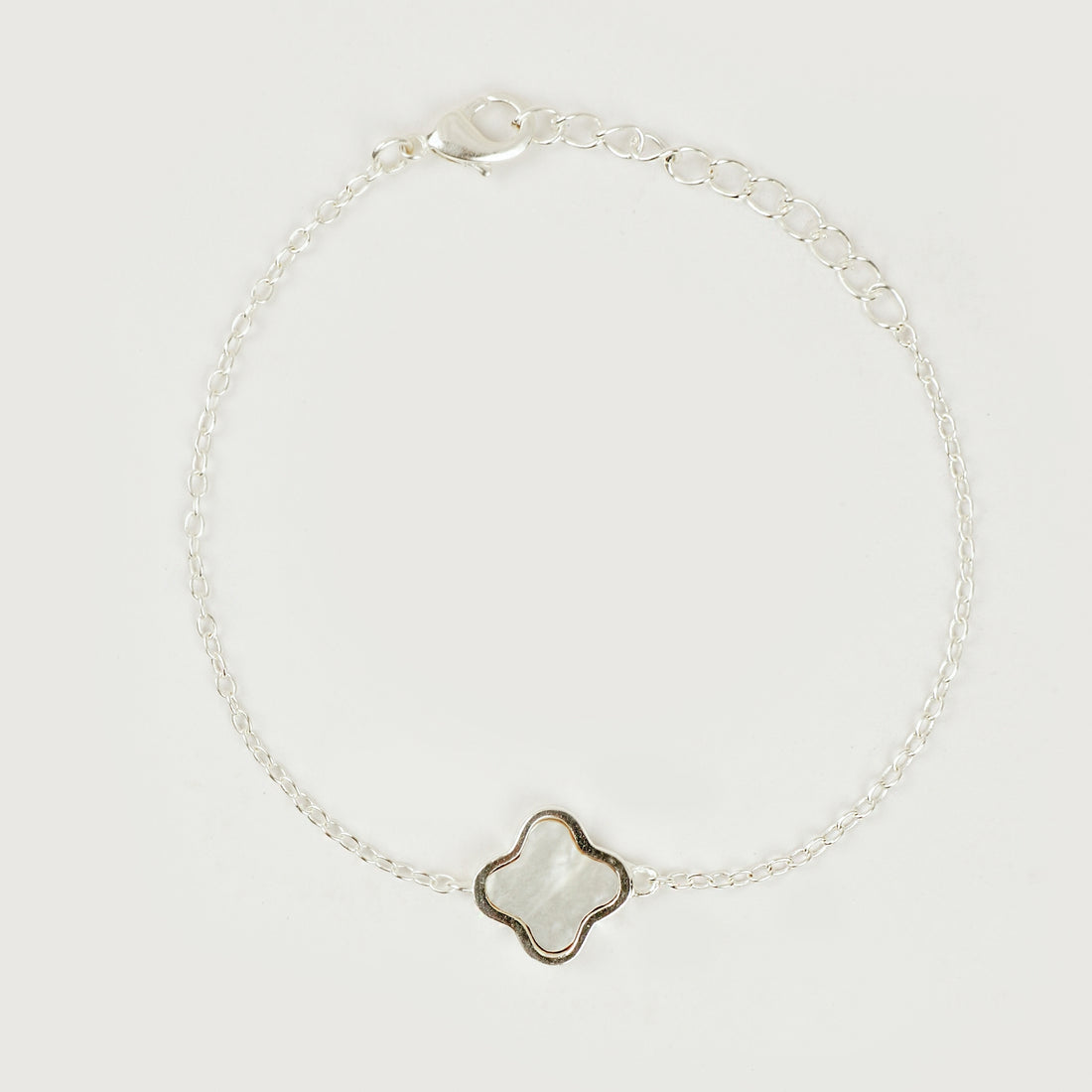 Clover Bracelet Silver - Mother of Pearl
